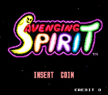 Avenging Spirit screen shot title